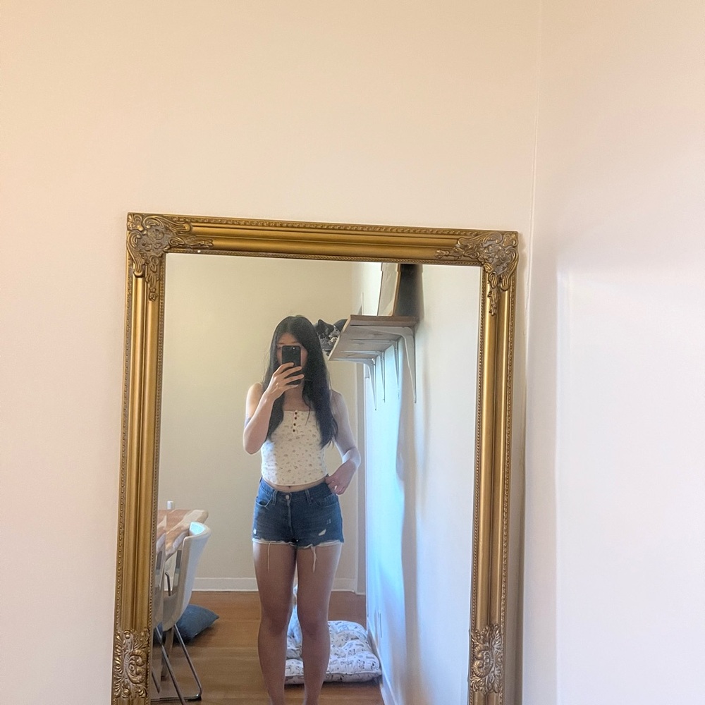 Levi's Dark Blue Jean Shorts